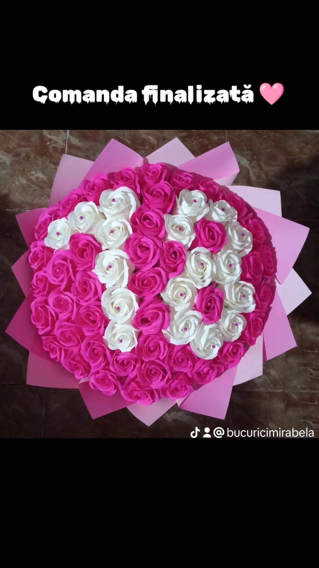 Buchete din trandafiri de săpun 🌹