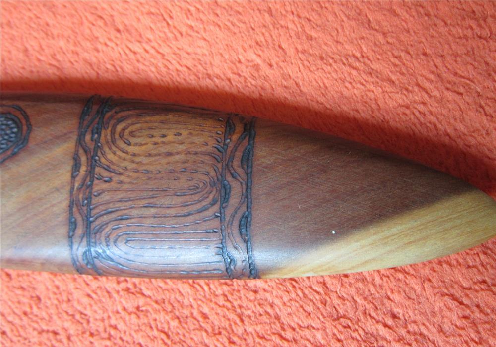 Bumerang -arta australiana aborigena-de colectie-cadou rar