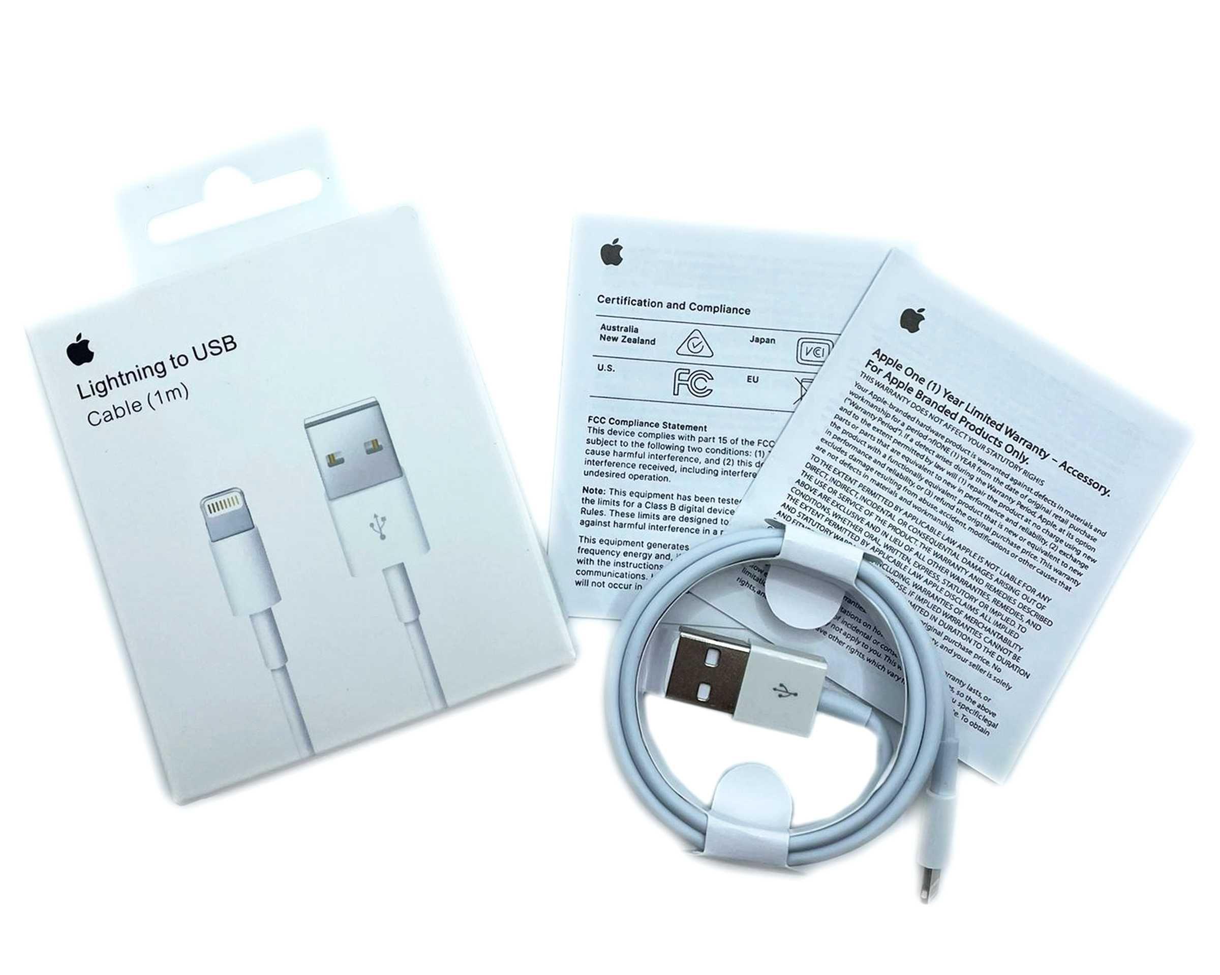 Cablu Date Incarcare iPhone Original - 1 Metru