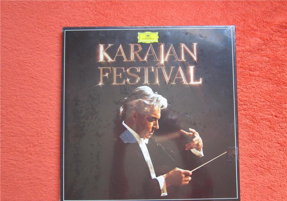 Cadou inedit - vinil rar , sigilat- Karajan - Festival-5xLP inreg.1959-1971