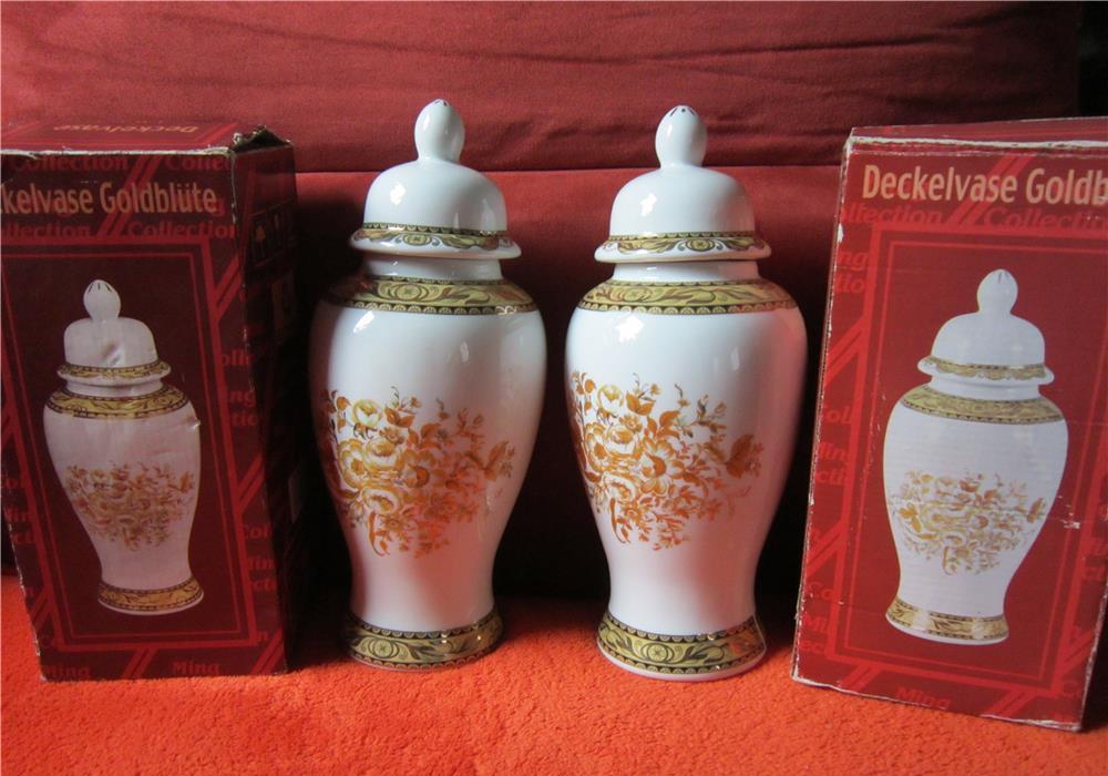 cadou rar, deosebit -vaze portelan colectia Ming, flori aurite pictate manual
