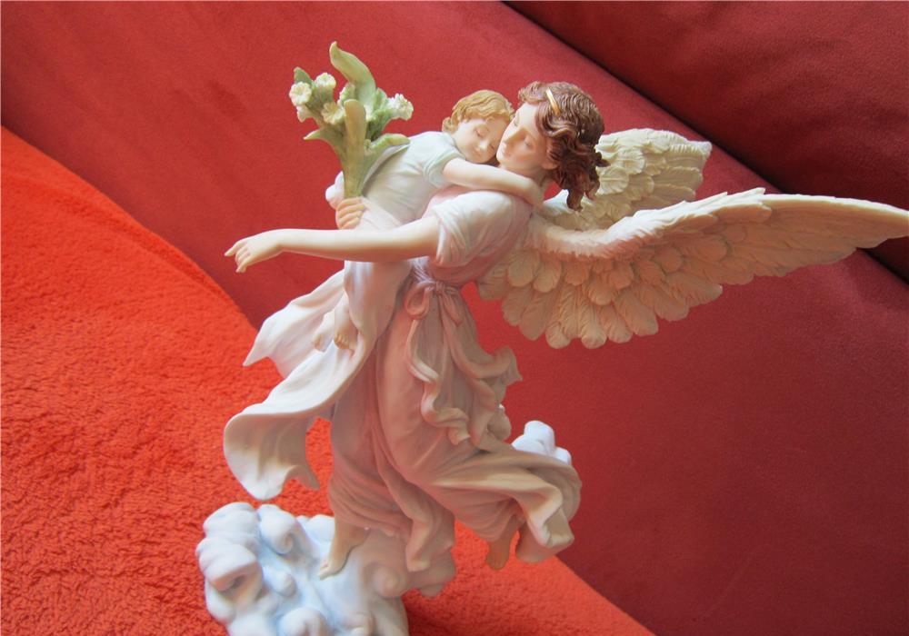cadou rar -Inger pazitor Veronese-decoratiune de colectie-impecabil