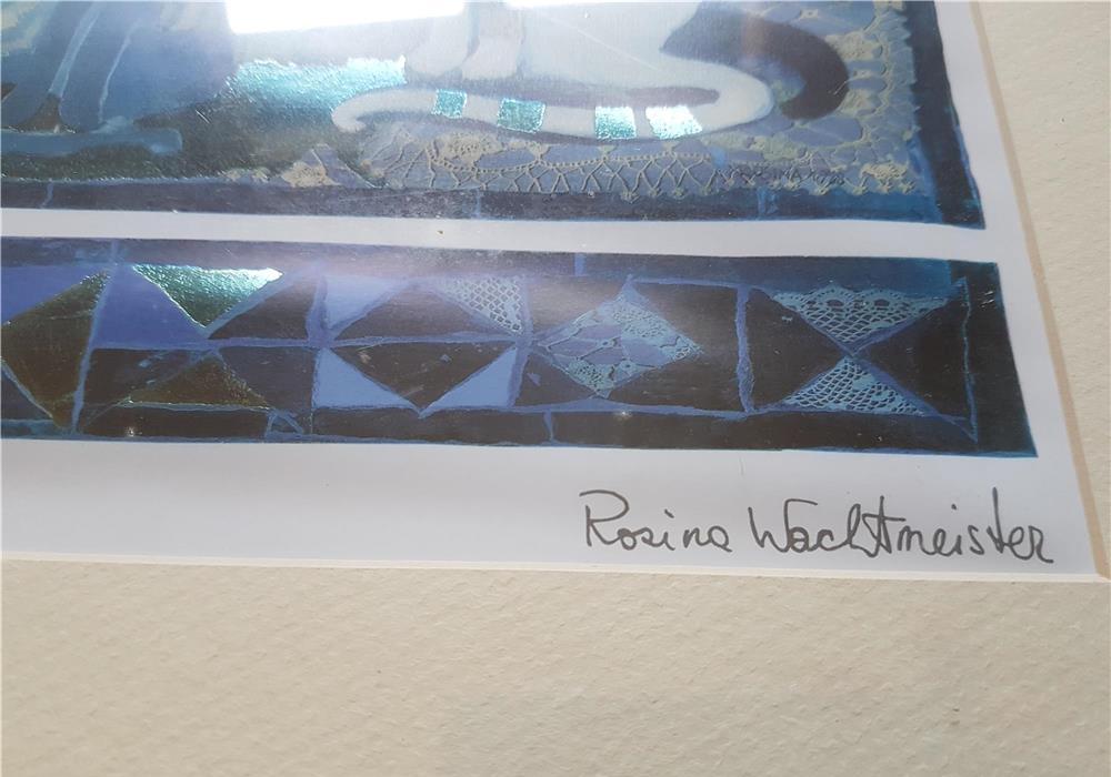 cadou rar-tablou superb Rosina W.,rama lemn, print cu licenta,nou,sigilat