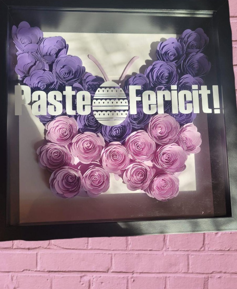 Cadou special : Tablou floral handmade