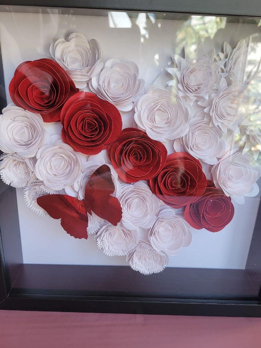 Cadou special : Tablou floral handmade