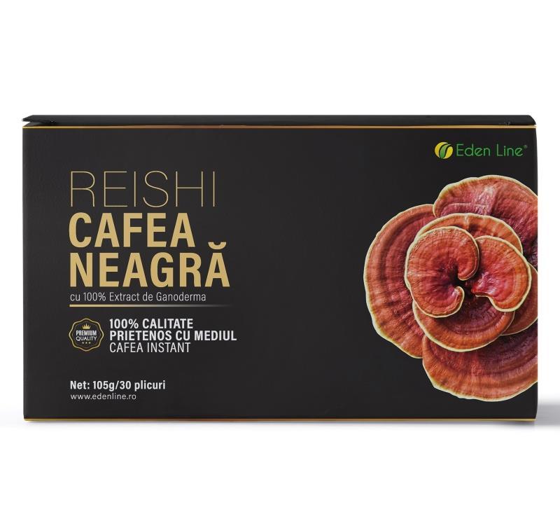 Cafea neagra cu Ganoderma