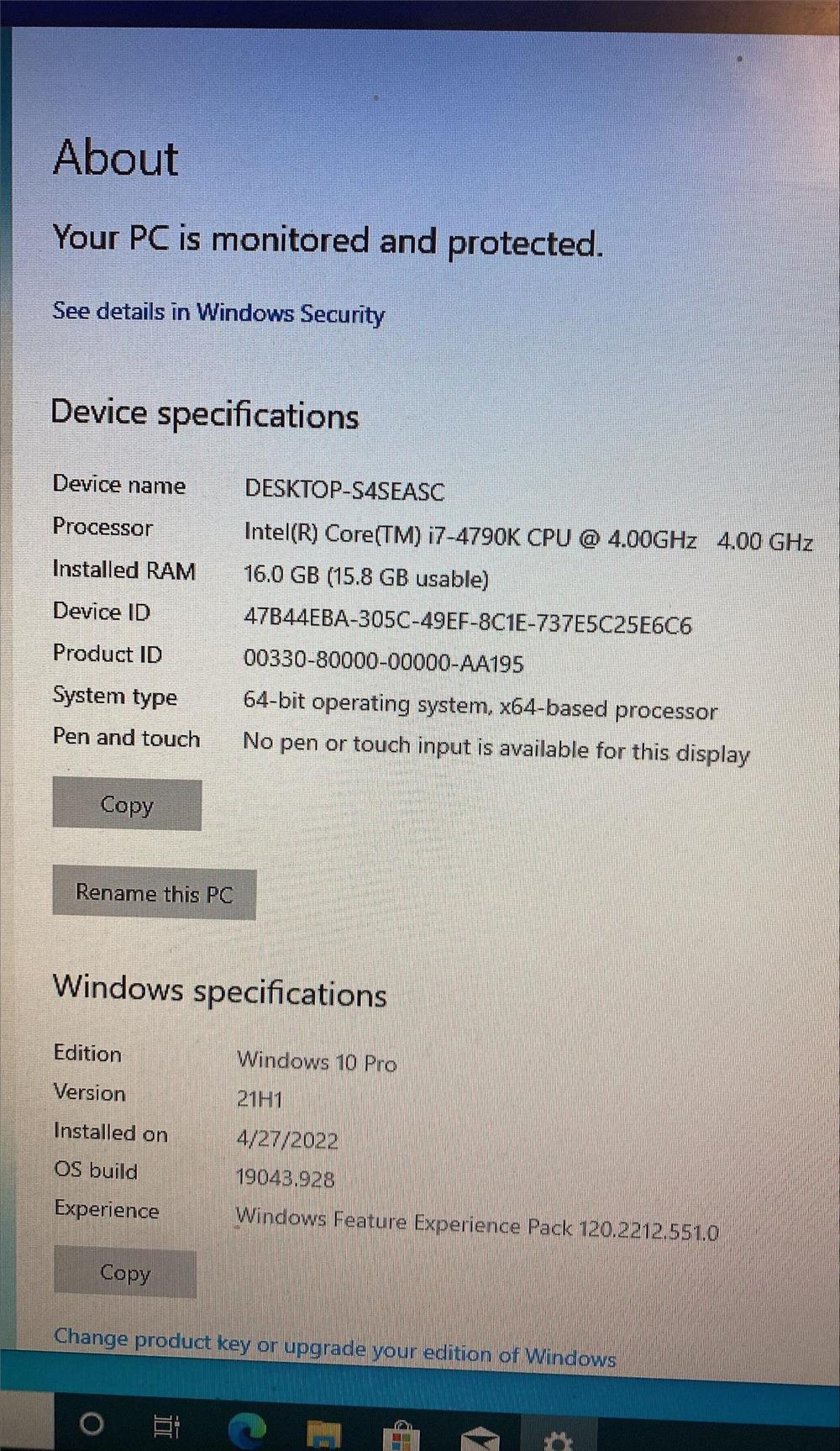 Calculator i7-4790K 4.0GHz 16GB RAM SSD 250GB Z97X-Gaming3 550W