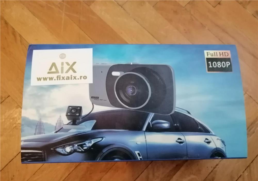 Camera auto retrovizoare AIX G-senzor, ecran 4.0 inch DVR sigilata/nefolosita.