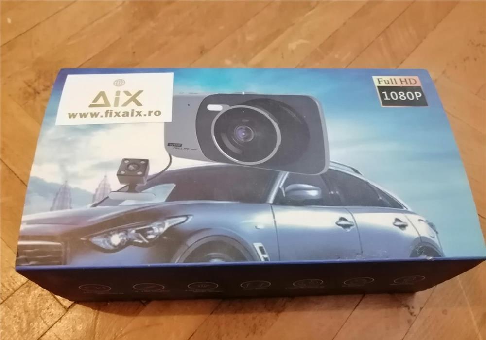 Camera auto retrovizoare AIX G-senzor, ecran 4.0 inch DVR sigilata/nefolosita.