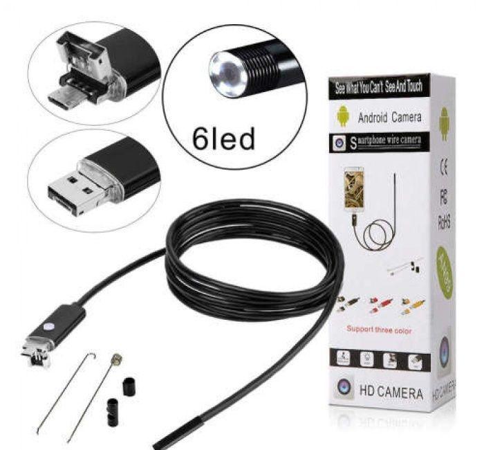 Camera endoscopica sarpe de inspectie Android / PC Micro USB 5 m