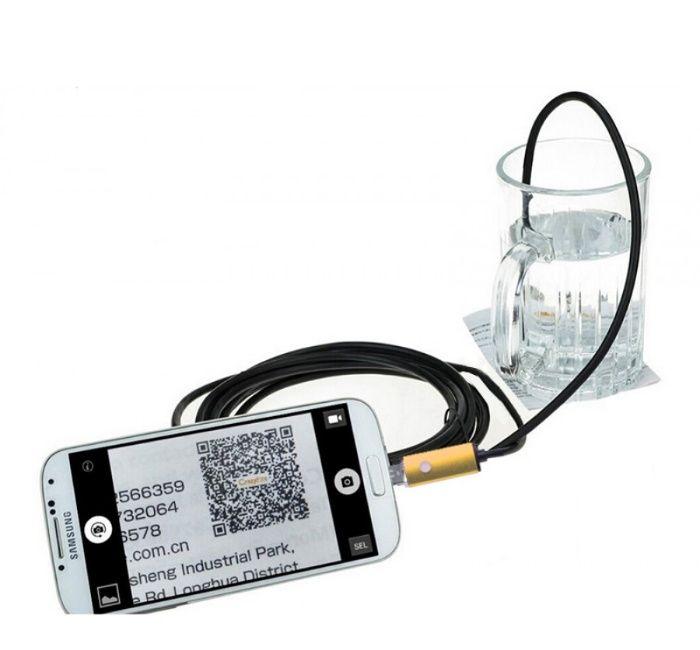Camera endoscopica sarpe de inspectie Android / PC Micro USB 5 m