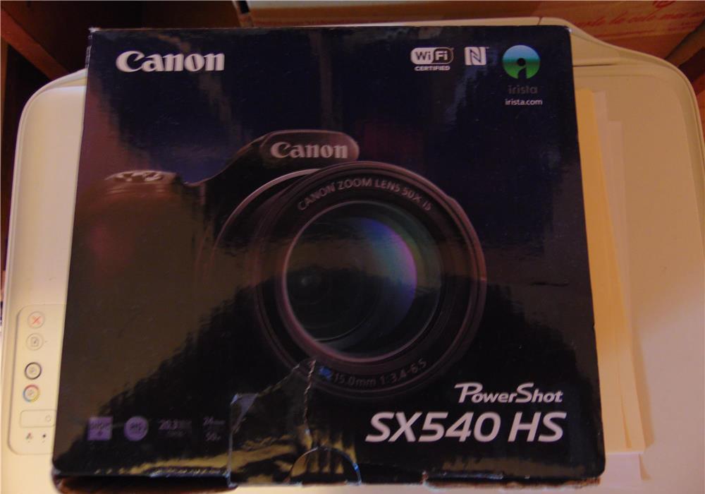 camera foto canon powershot s540 hs,wi-fi,semiprof,ca noua,in cutie,pret fix,ev.ramburs