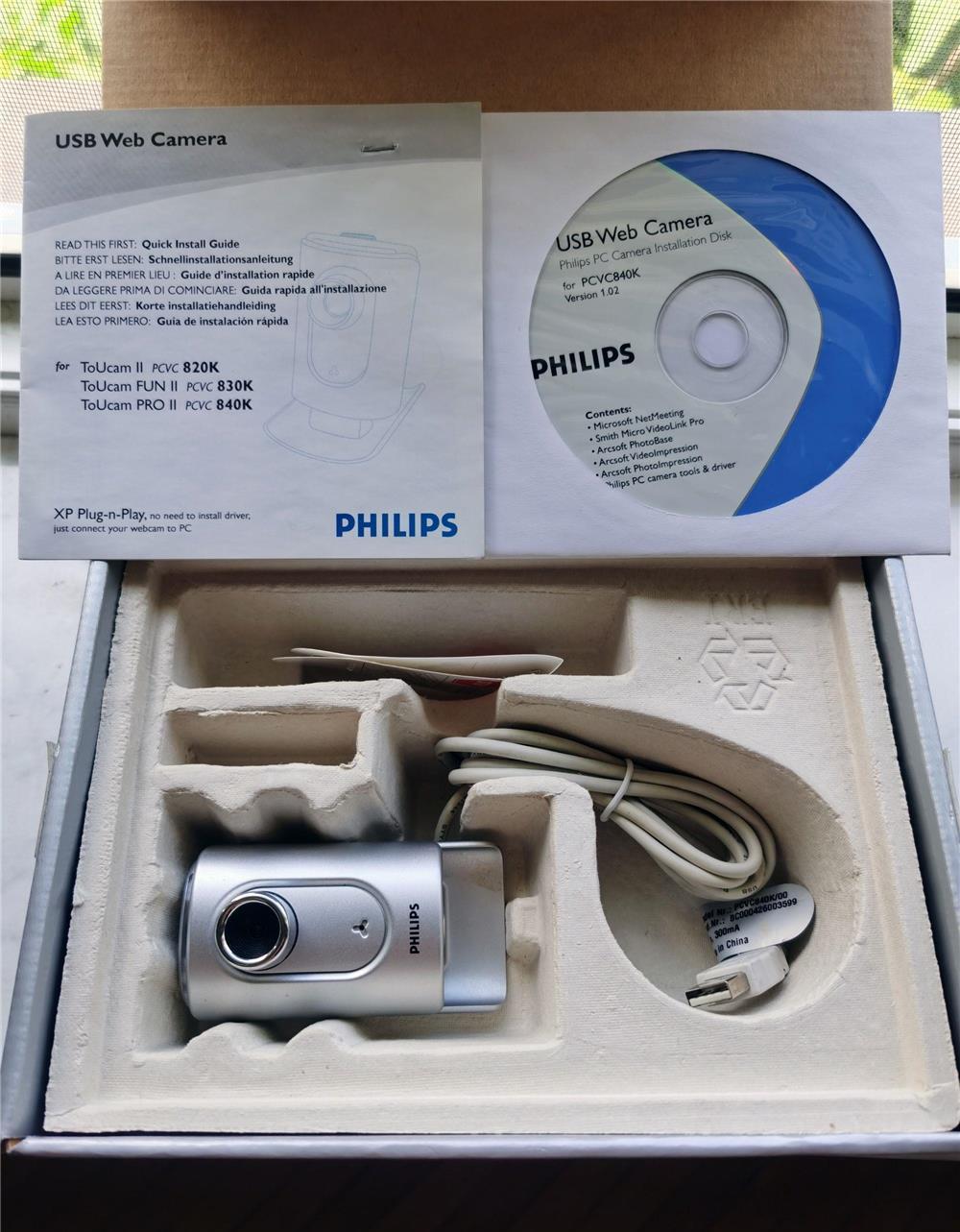 Camera Web PHILIPS ToUCam Pro2 Model PCVC840K