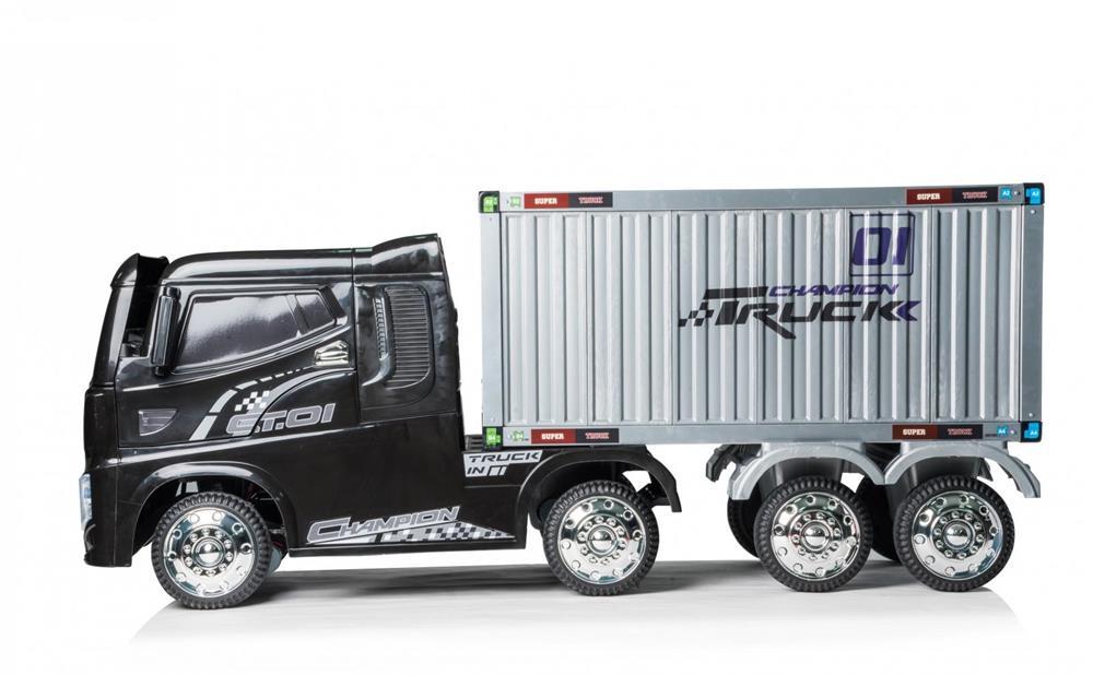 Camion electric pentru copii cu Remorca TIP container 4x30W