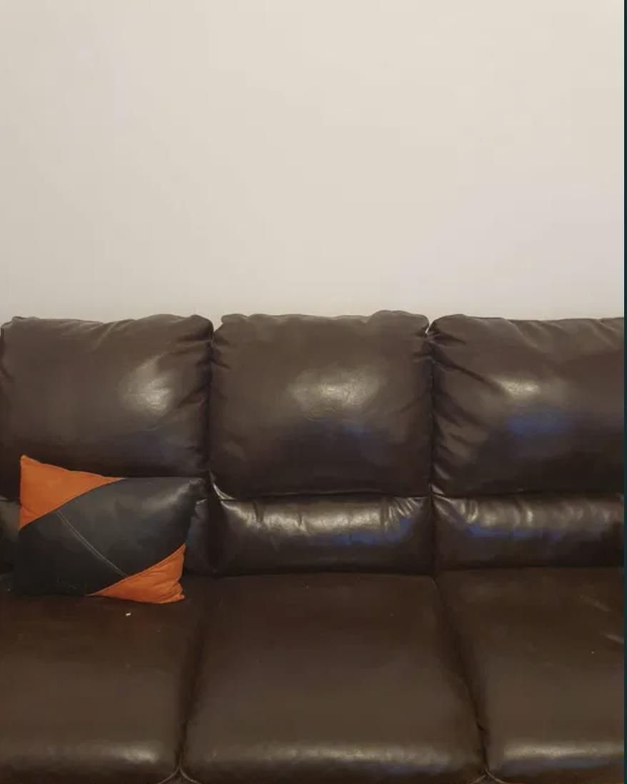 Canapea coltar, piele naturala, Mobexpert, stare buna