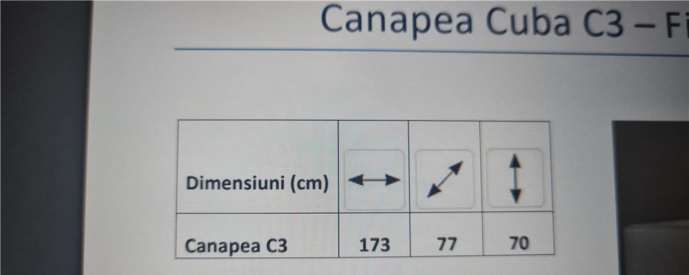 Canapea NOUA Casa Rusu, garantie+factura