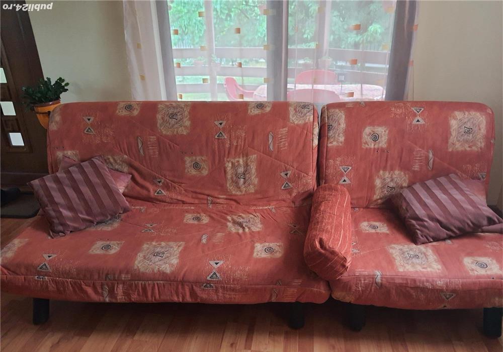 Canapea si 2 fotolii extensibile Mobexpert