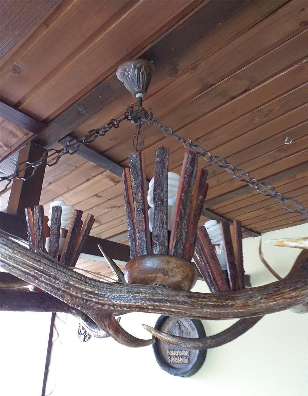 Candelabru coarne cerb 3 brate