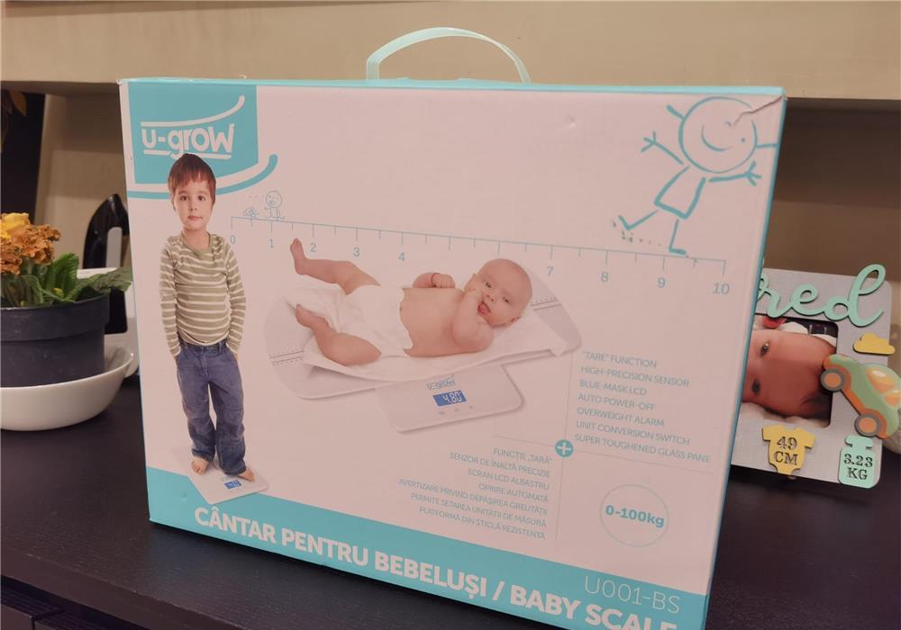 Cantar 2 in 1 Max 100 Kg U-Grow U001-BS bebelusi copii si adulti 2in1