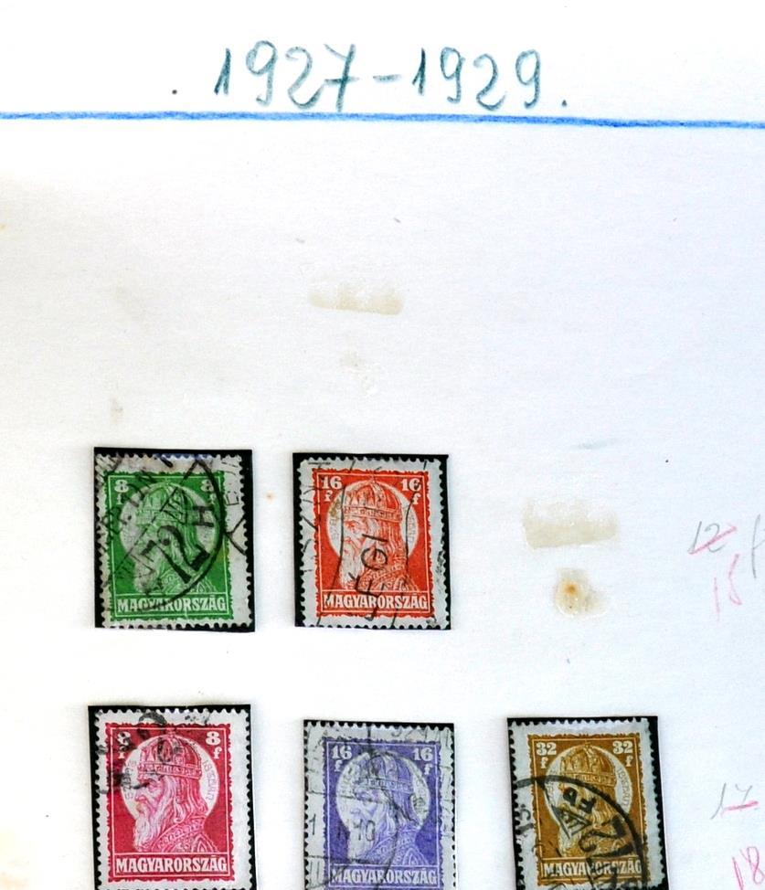 Cap de bour  si colectie timbre  anii 1848  1956