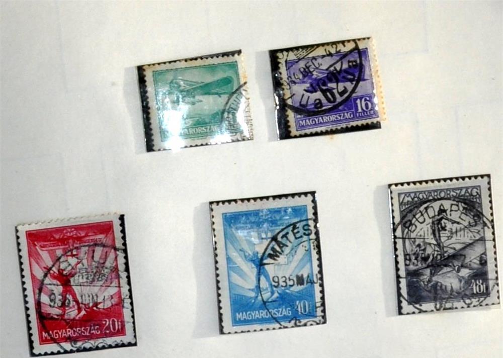 Cap de bour  si colectie timbre  anii 1848  1956