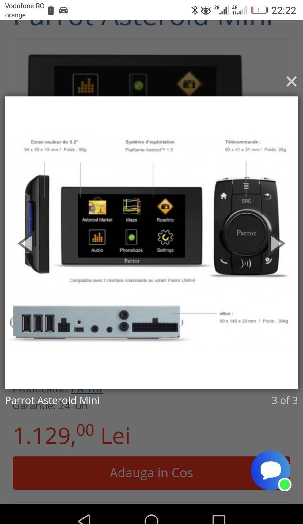 Car Kit Auto Bluetooth Parrot !
