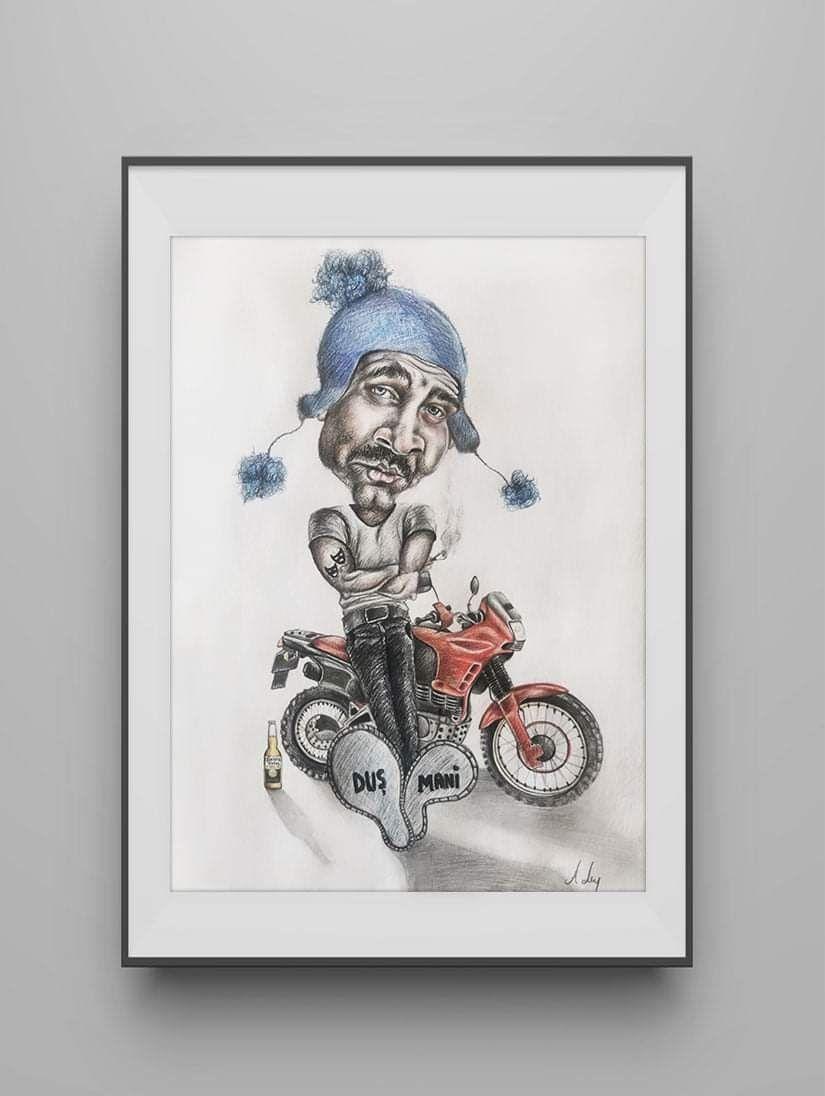 Caricaturi comandă (înrămate + transport)