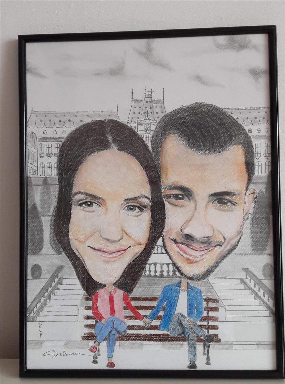 Caricaturi la comanda dupa fotografii
