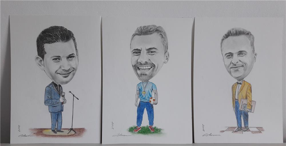 Caricaturi la comanda dupa fotografii