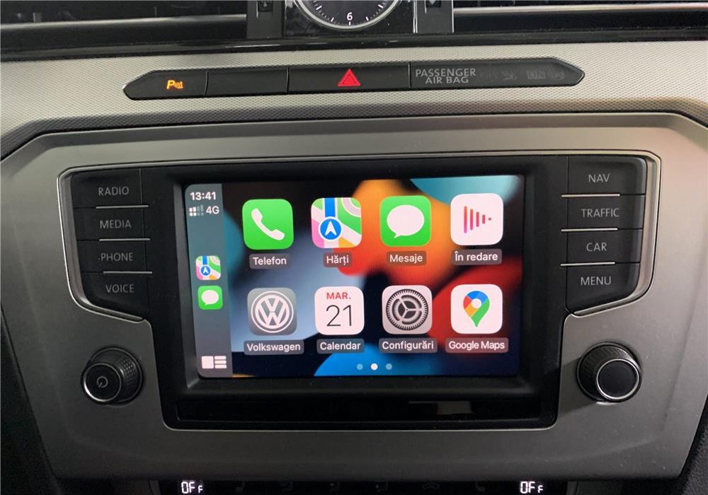 Carplay android auto audi a4 a6 a7 q3 q5 q7 vw passat golf tiguan seat superb octavia skoda waze vim