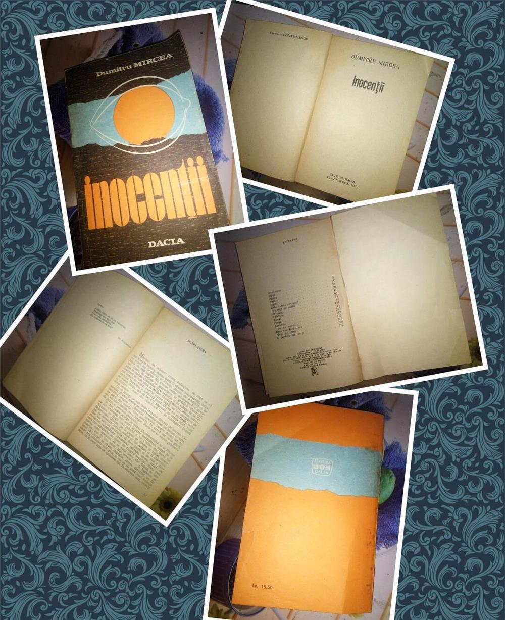 Carte Inocentii de dumitru mircea editura dacia 1987