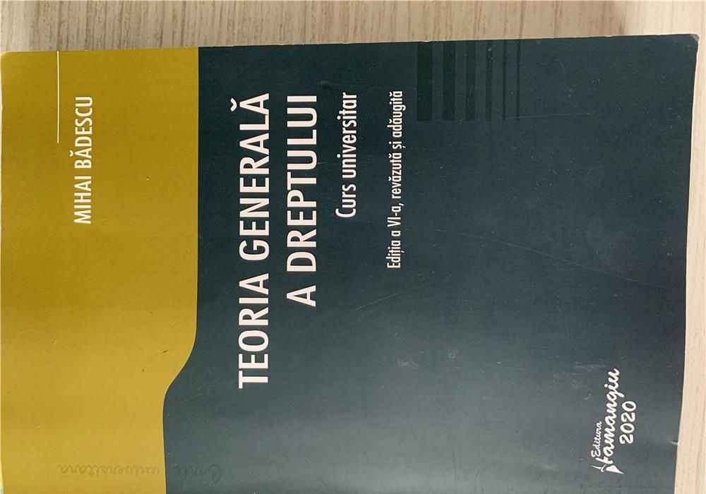 Cărți Drept Civil/Roman/Teoria generală a Dreptului