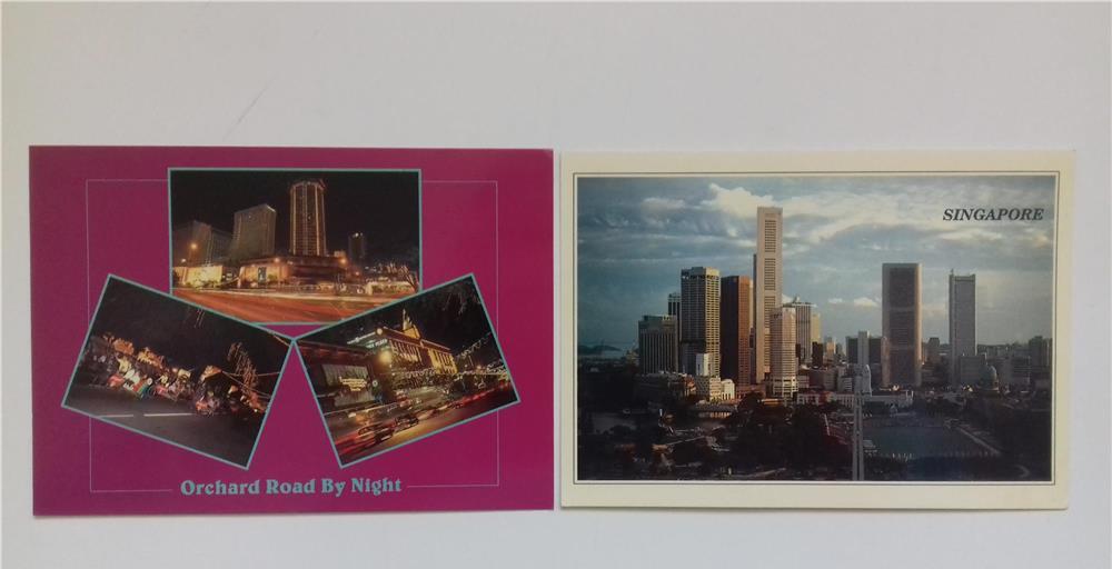 Carti postale straine - Singapore-S.U.A. 1975-1996