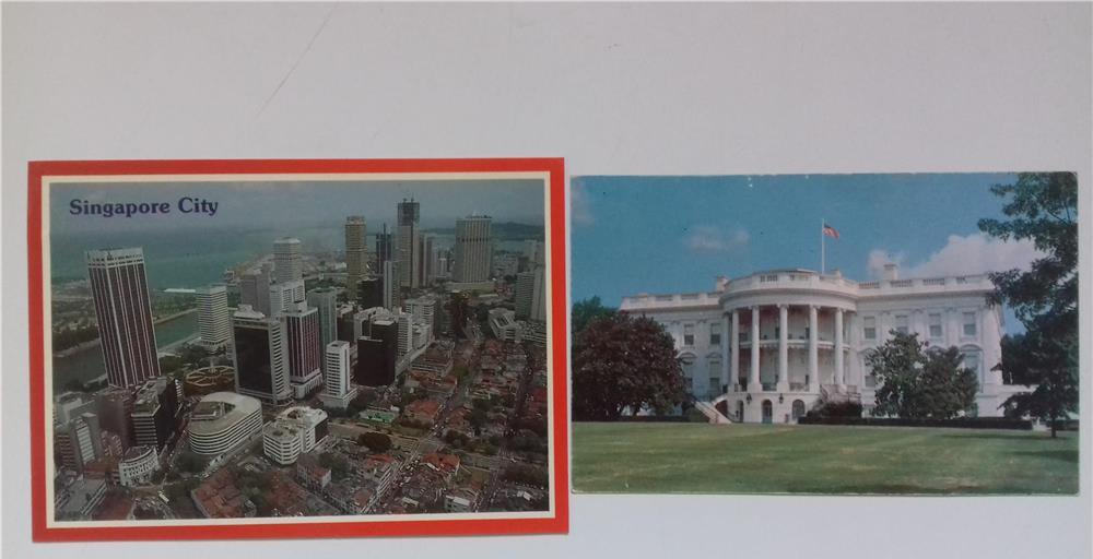 Carti postale straine - Singapore-S.U.A. 1975-1996