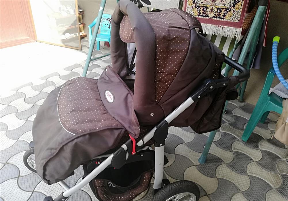 Carucior 3 in 1 modular Kunert Silver Maro