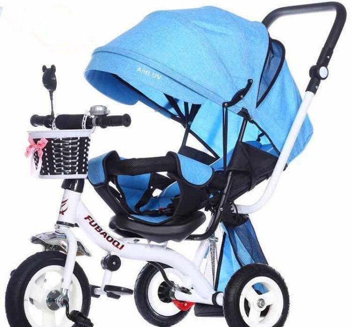 Carucior copii 6 in 1 Sunny steps, Trotineta , tricicleta , bicicleta