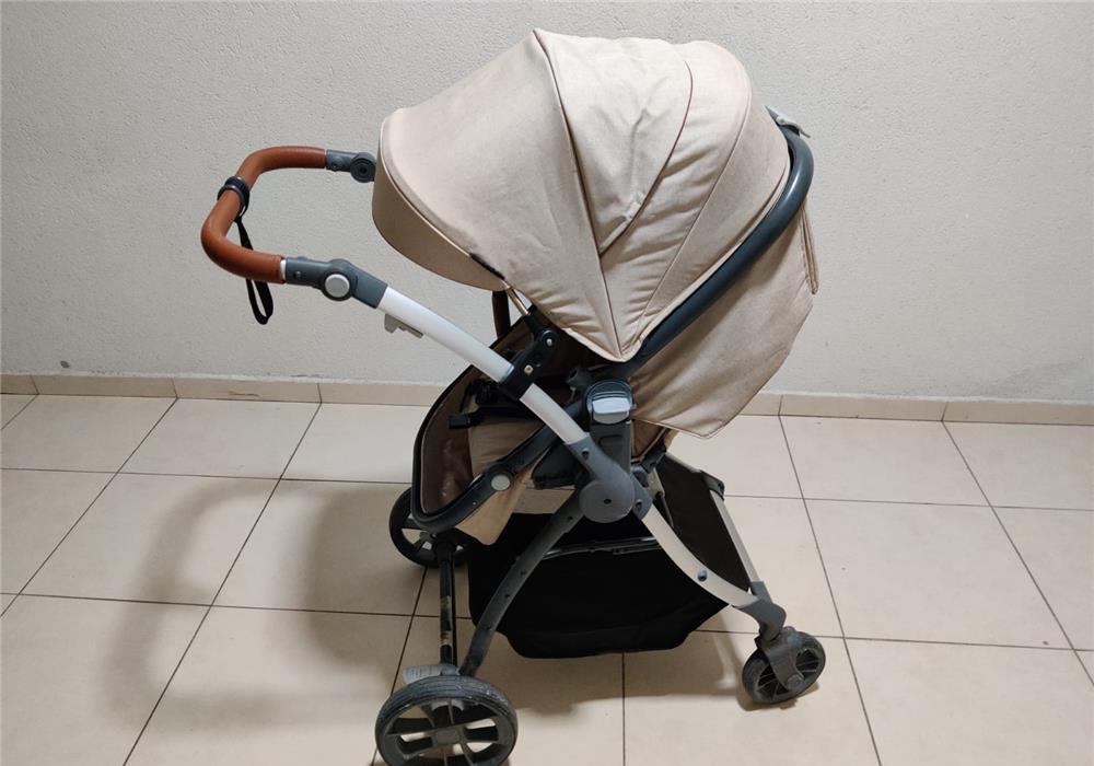 Carucior transformabil 3 in 1 Coccole Acero bej cu accesorii