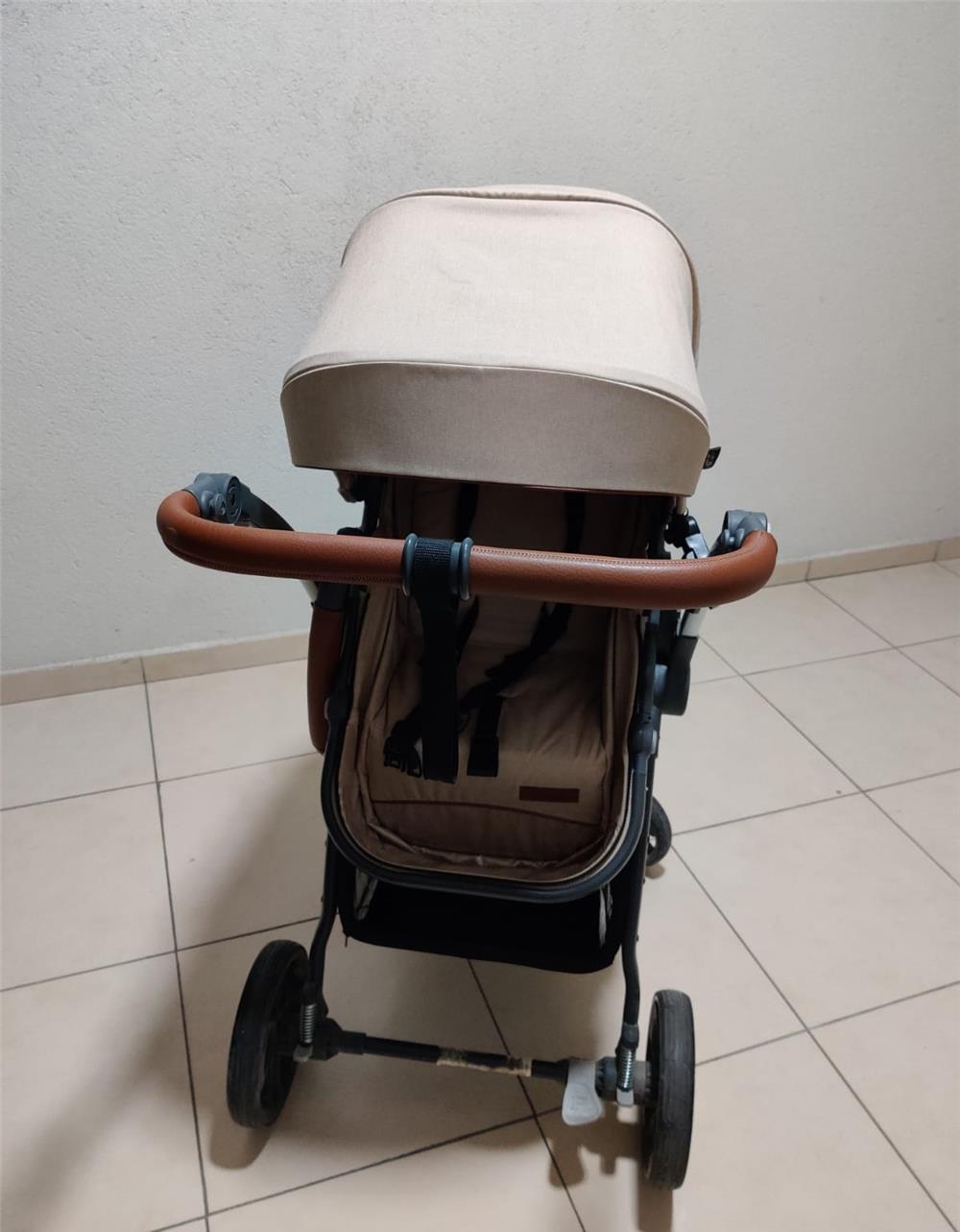 Carucior transformabil 3 in 1 Coccole Acero bej cu accesorii