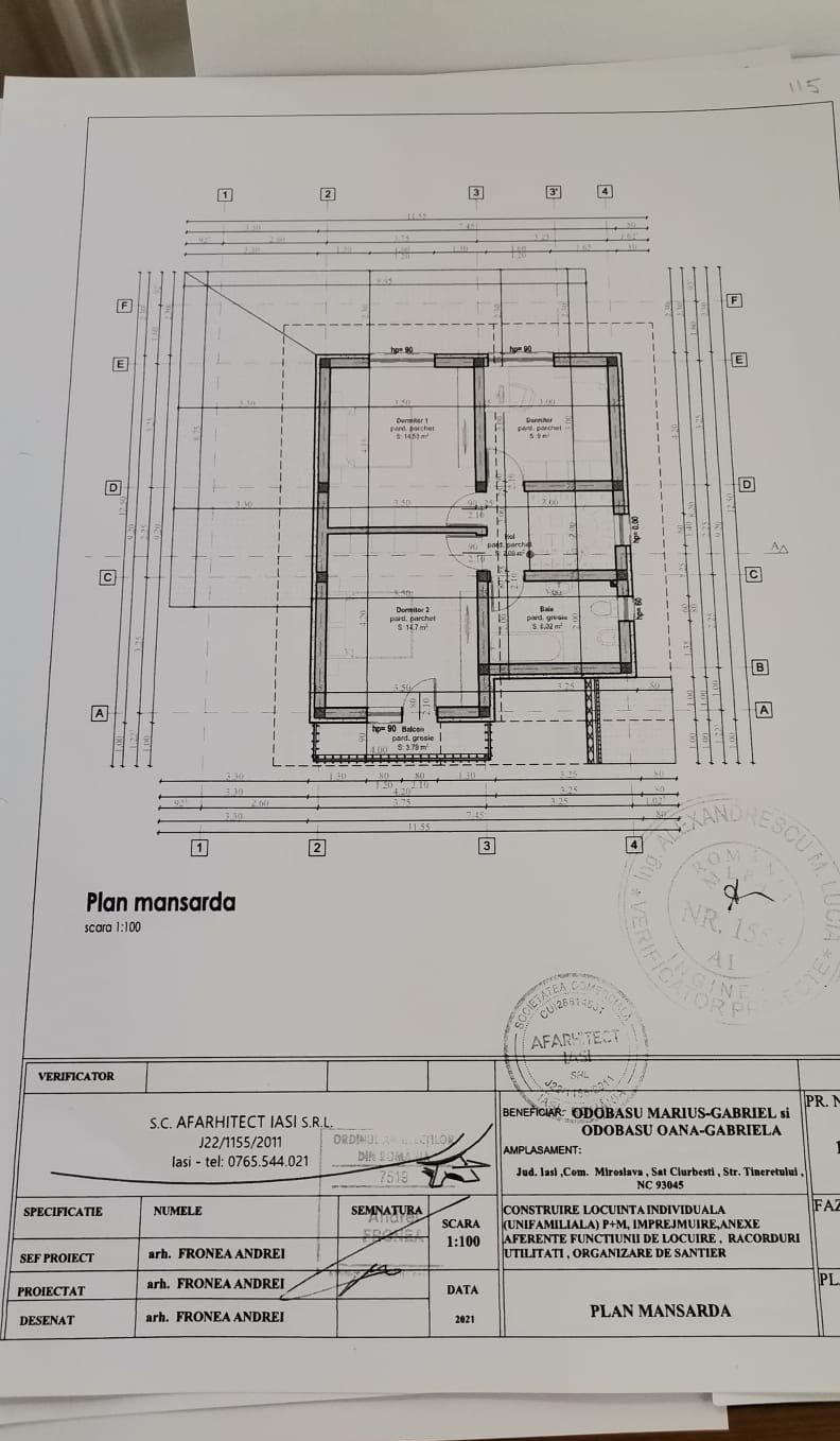 Casa 122mp utili teren 570mp Ciurbesti Legaga