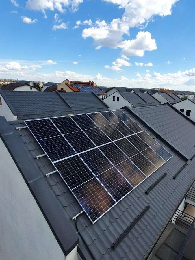 Casa 4 camere, Bragadiru, P+1+Pod, duplex, panouri fotovoltaice