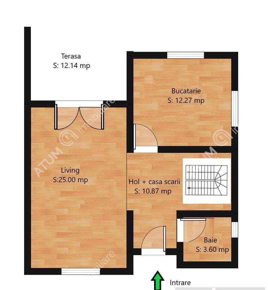 Casa cu 4 camere decomandate de vanzare in Selimbar