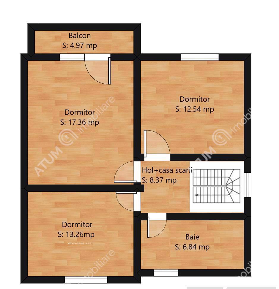 Casa cu 4 camere decomandate de vanzare in Selimbar