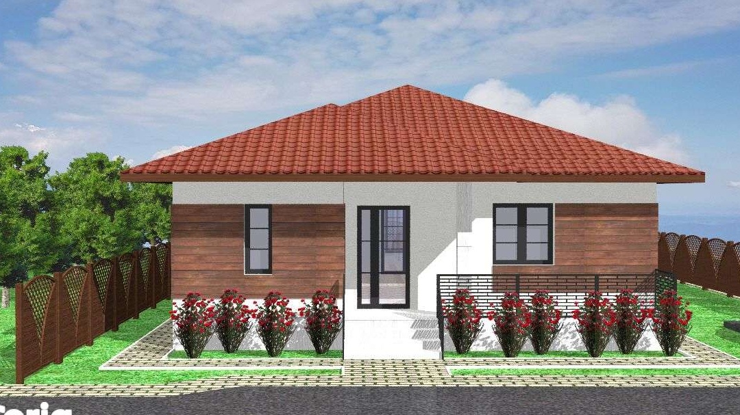 Casa cu garaj de vanzare la rosu in Ghimbav