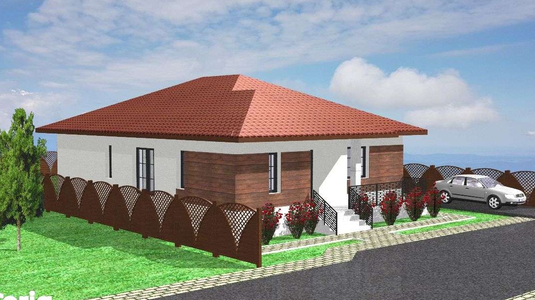 Casa cu garaj de vanzare la rosu in Ghimbav