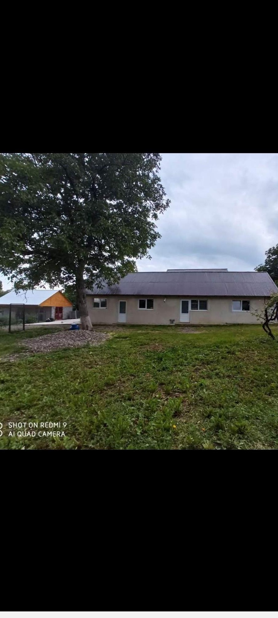 Casa de vânzare cu anexe și livadă.