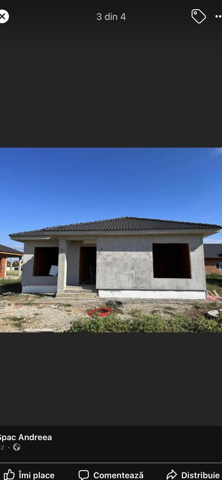 Casa de vânzare la intrare in Santandrei