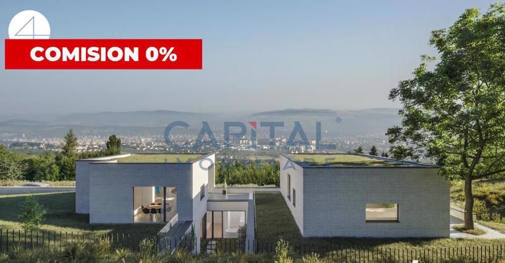 Casa deosebita, arhitectura moderna, priveliste panoramica, comision  0