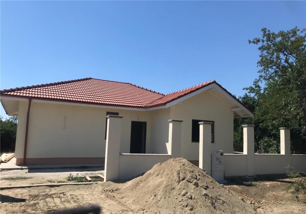 casa individuală nouă in parța, la 10 km de timișoara, teren 405 mp, pret 130000 euro