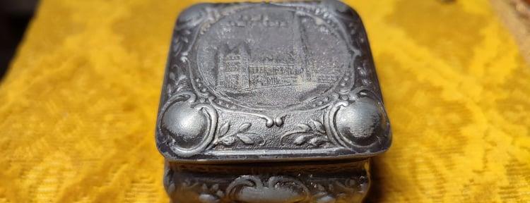 Caseta agint \Marcaj \18O Grame \ Catedrala ,,Sfintul Stefan,, Austria \ SFINTIT