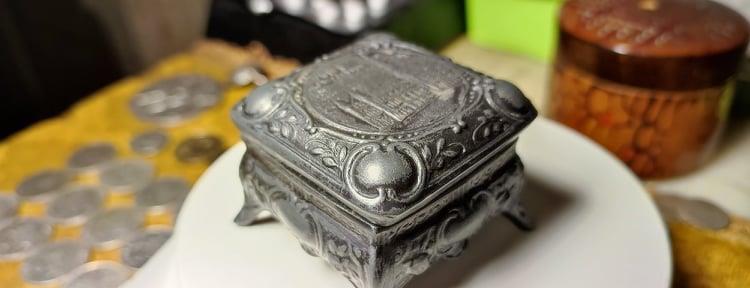 Caseta agint \Marcaj \18O Grame \ Catedrala ,,Sfintul Stefan,, Austria \ SFINTIT